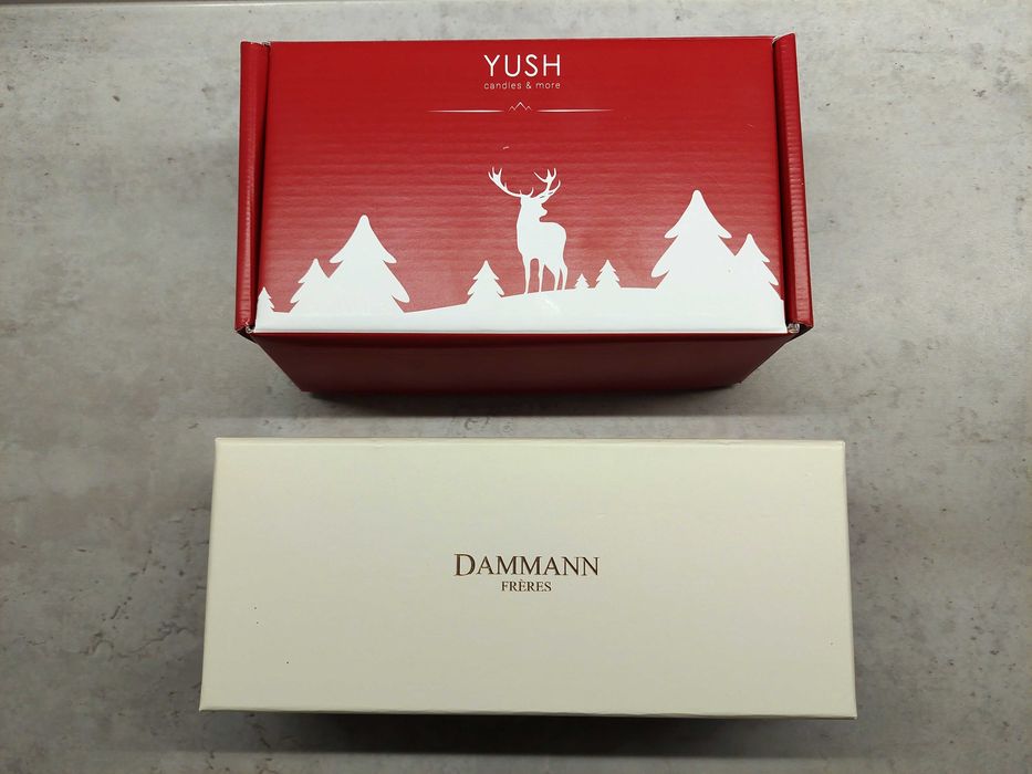 Zestaw Świąteczny - Herbata Dammann Freres + Świeczki Sojowe YUSH