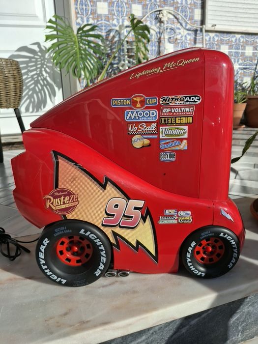 TV Disney Pixar Cars – Relâmpago McQueen – Rara/Vintage – CRT + DVD