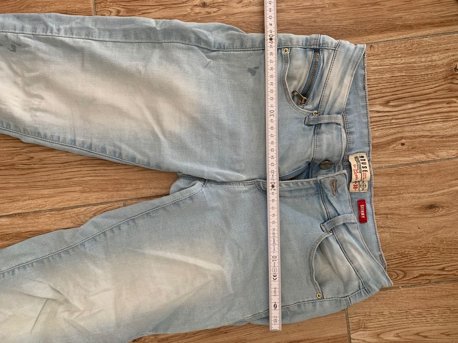 Jeansy jasnoniebieskie damskie 38 Hause