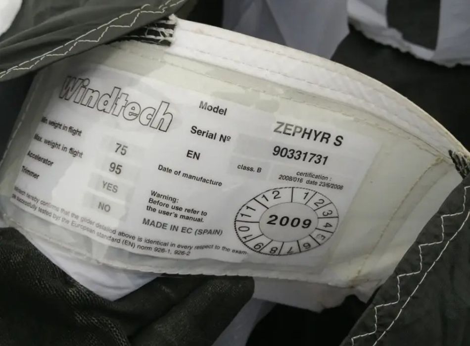Asa windtech zephyr 2009
