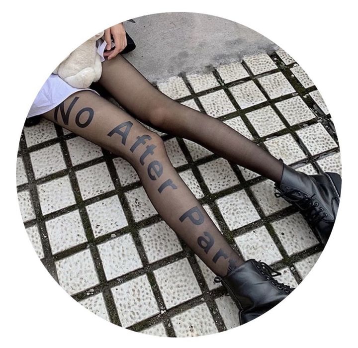 Колготи капронові з написом