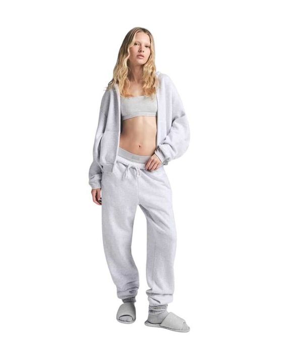 Штани Skims Cotton Fleece Jogger Pant Barely Heather Grey