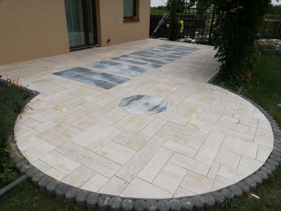 Trawertyn Włoski 3cm Opus Incertum Palladiana