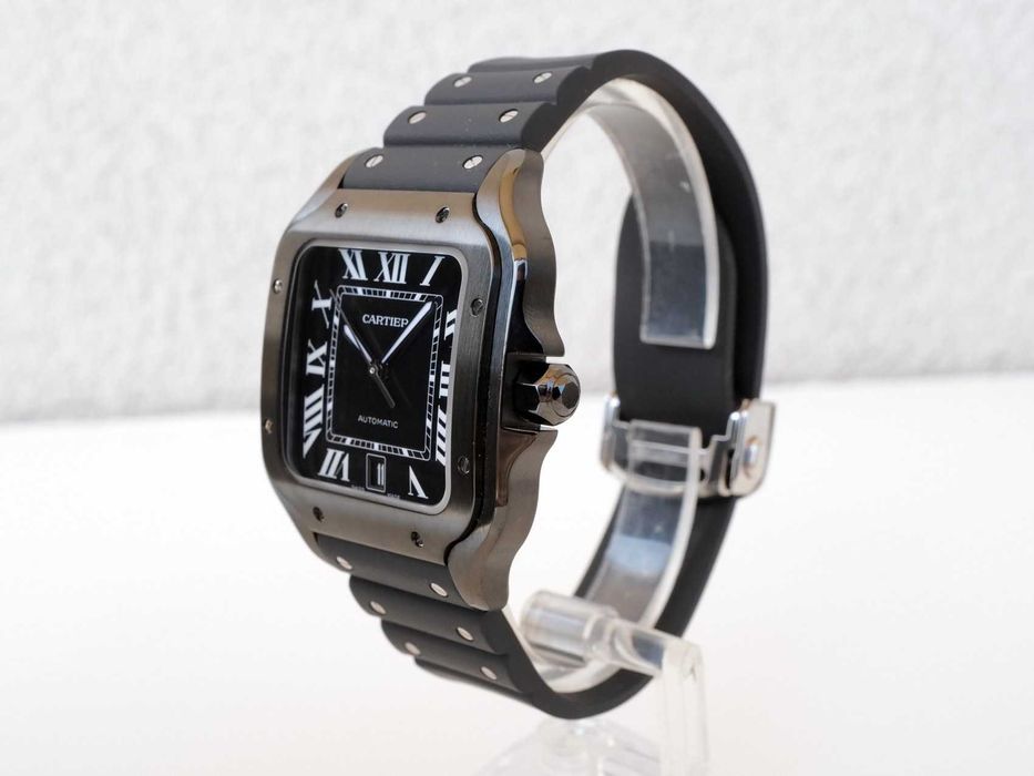 Cartier Santos de Cartier Large Black ADLC 40mm
