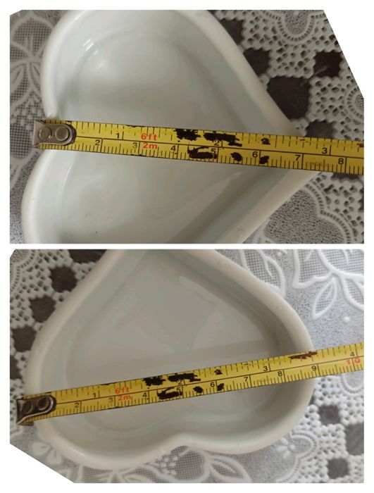 Szkatułka z porcelany serduszko kolekcja