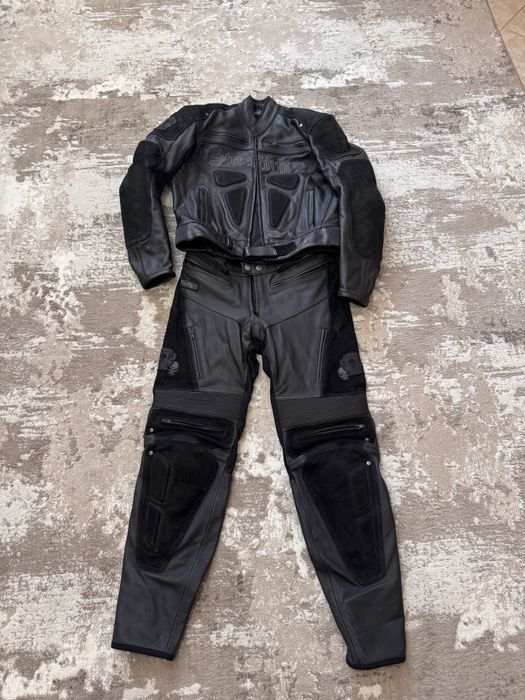 шкіряний мото костюм