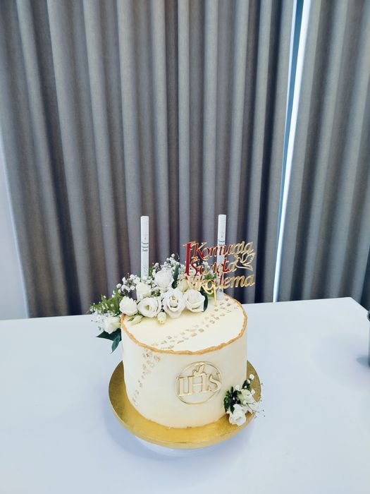 Topper na tort komunijny