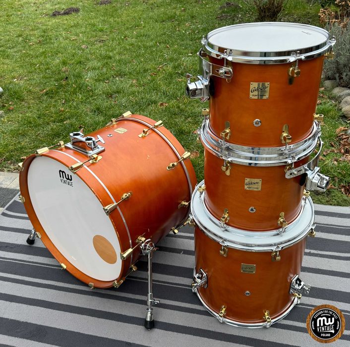 ‼️ Perkusja Cadeson Royal Custom 22", 12", 13", 16" Satin Amber ‼️