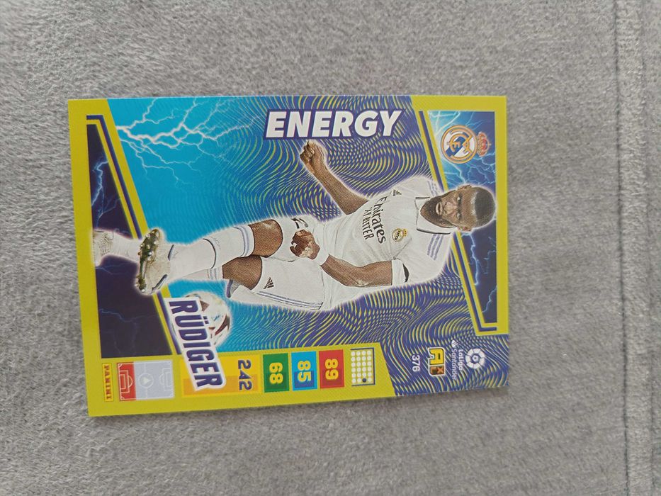 Karty Panini La Liga Rudiger Real Madryt Energy