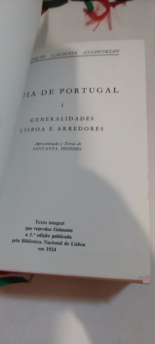 Guia de Portugal, Fundação Calouste Gulbenkian - Vários Tomos/Volumes