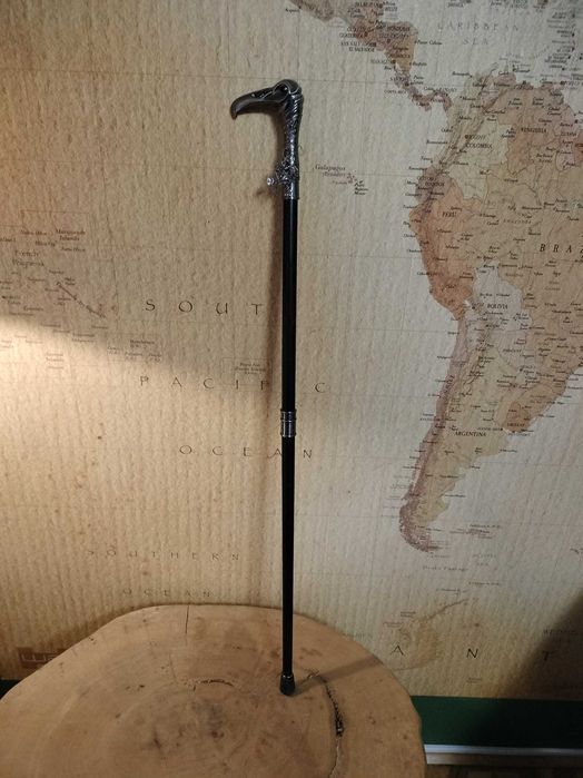 Aluminiowa laska z metalową głową orła Kraków Bieżanów-Prokocim • OLX.pl