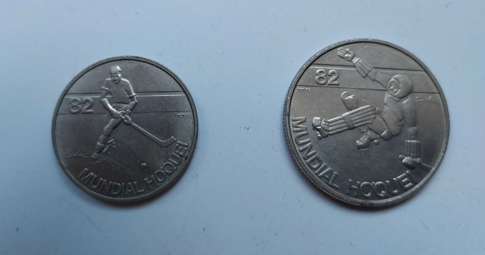 Moedas mundial Hóquei 1982