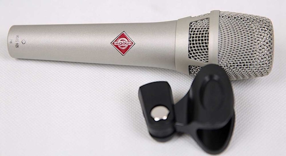 Mikrofon pojemnościowy wokalowy Neumann KMS 105 srebrny