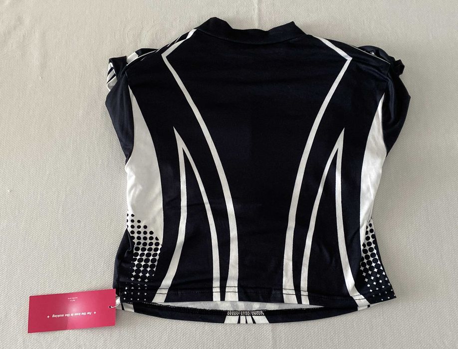 Top manga comprida preto da SHEIN