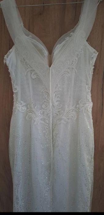 Piękna suknia ślubna syrenka r 36