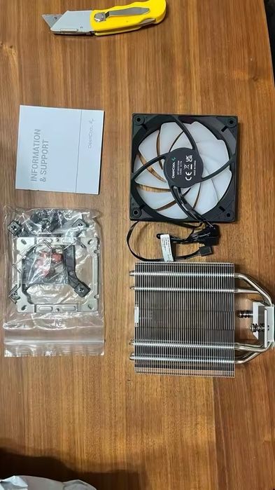 Продам кулер башня для процессора deepcool ag400 argb,am4,am5, lga1700