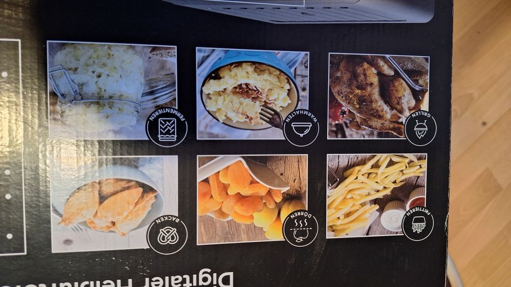 Cyfrowy piec na gorace powietrze