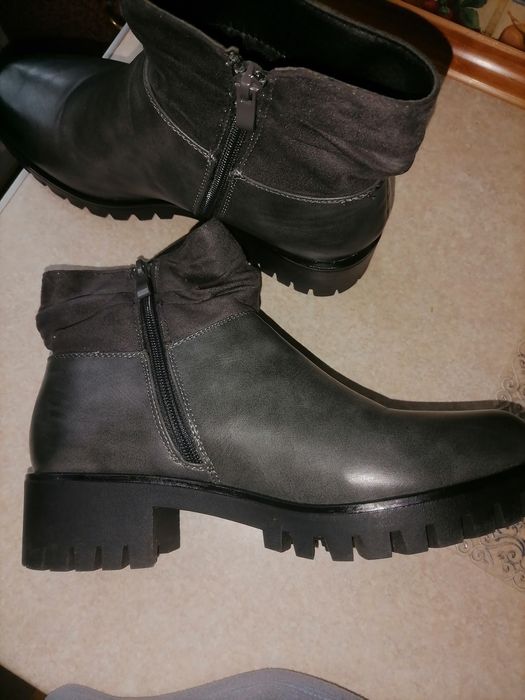 Buty na grubej podeszwie