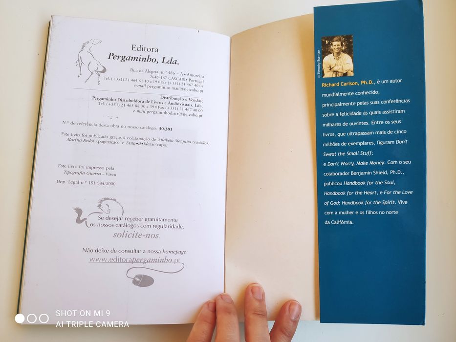 "Sim, Podes Ser Feliz" - Richard Carlson