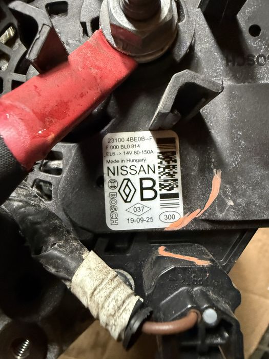 Генератор nissan qashqai j11  23100-4be0b-f