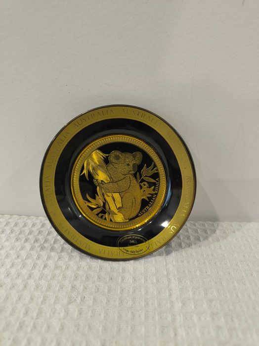 Prato Decorativo Ouro