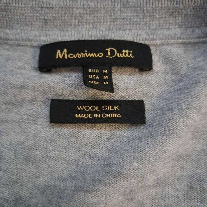 Розкішний джемпер Massimo Dutti, вовна і шовк, розмір М.
