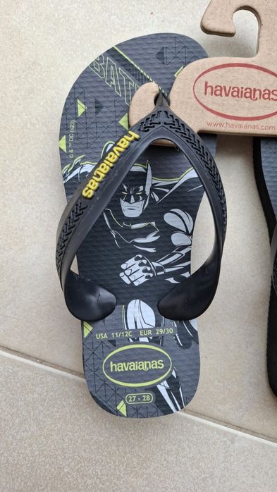 Havaianas Batman 27/28 criança novas