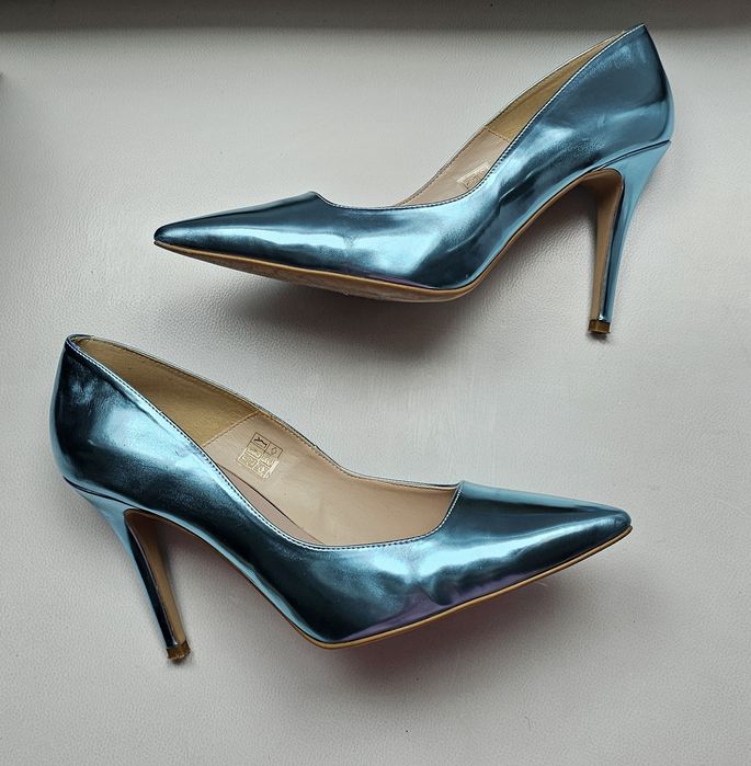 ZIGN czółenka metaliczne roz 42