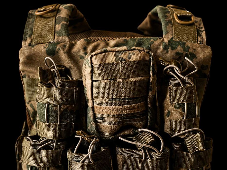 Плитоноска  Cordura 500D тактична бронежилет Plate Carrier Molle Койот