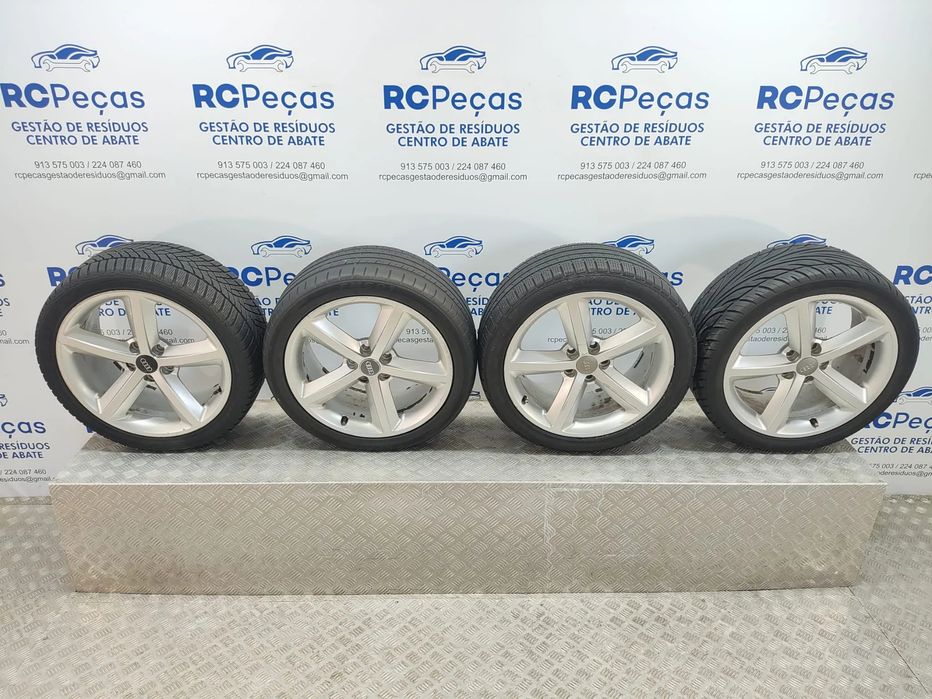 Conjunto Jantes Ronal 18 Originais Audi A4 B8 S-Line S Line 8J ET46