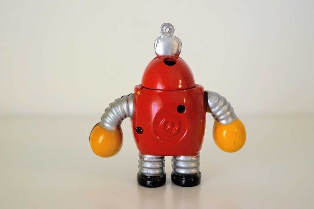 Isqueiro e portachaves Japão 1970’s personagem Robocon tokusatsu