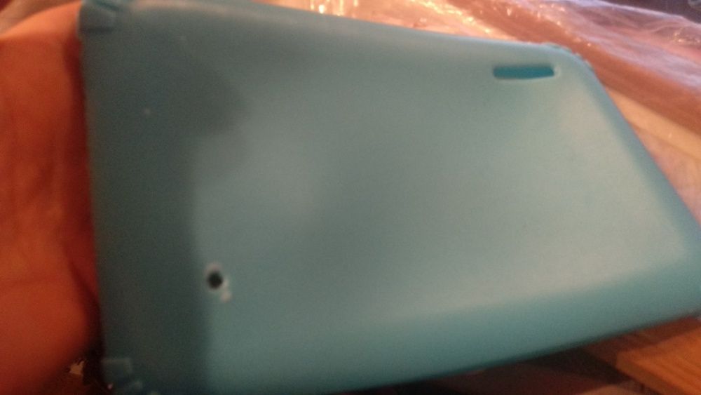 силиконовый чехол для электронной книжки планшета ярко голубой d=21 cm