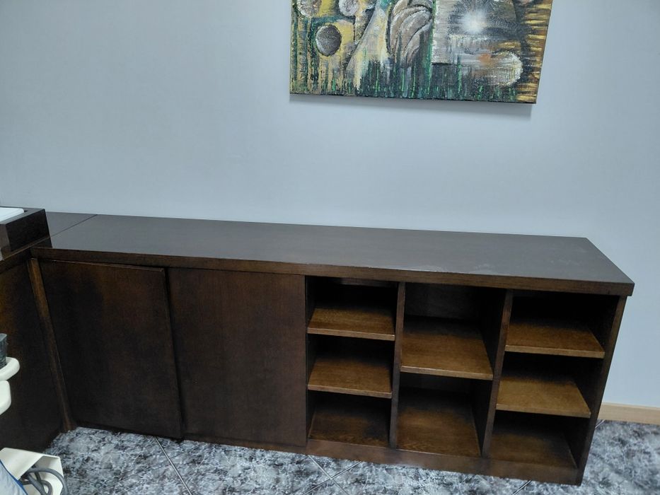 Móvel para gabinete de estética  226 x40 com lavados
