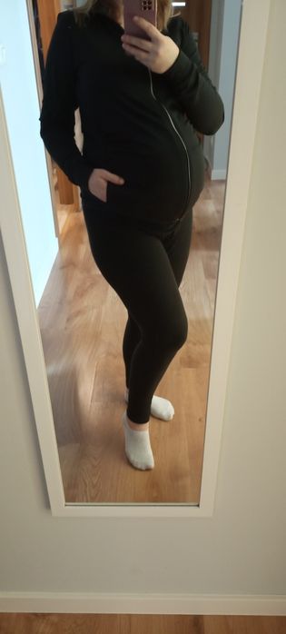 Ubrania ciążowe bluza jeansy