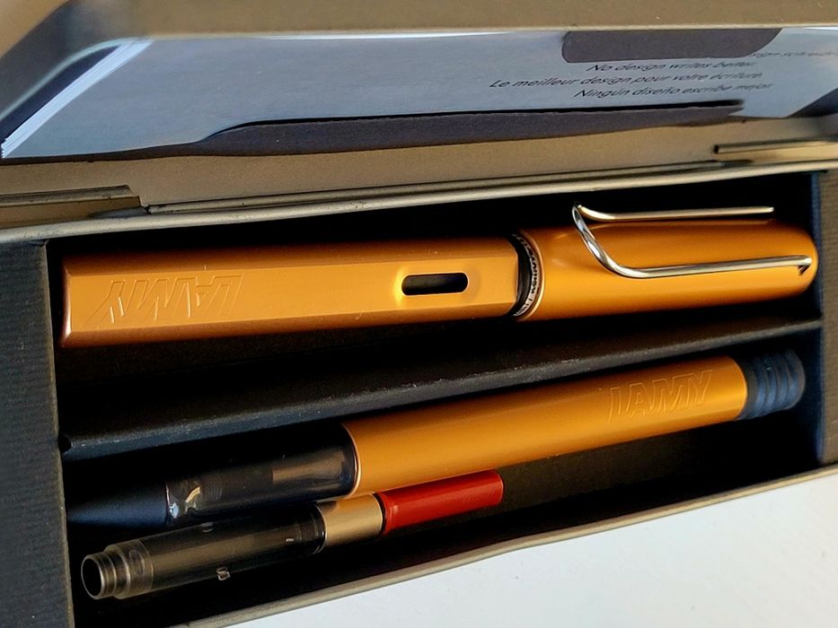 LAMY zestaw prezentowy pióro wieczne, długopis, konwerter, nie używane