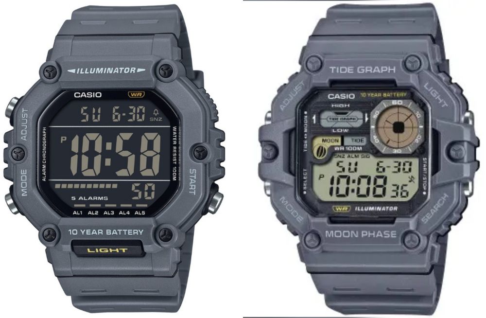 Чоловічий годинник Casio AE-1600, WS-1700. Оригінал.