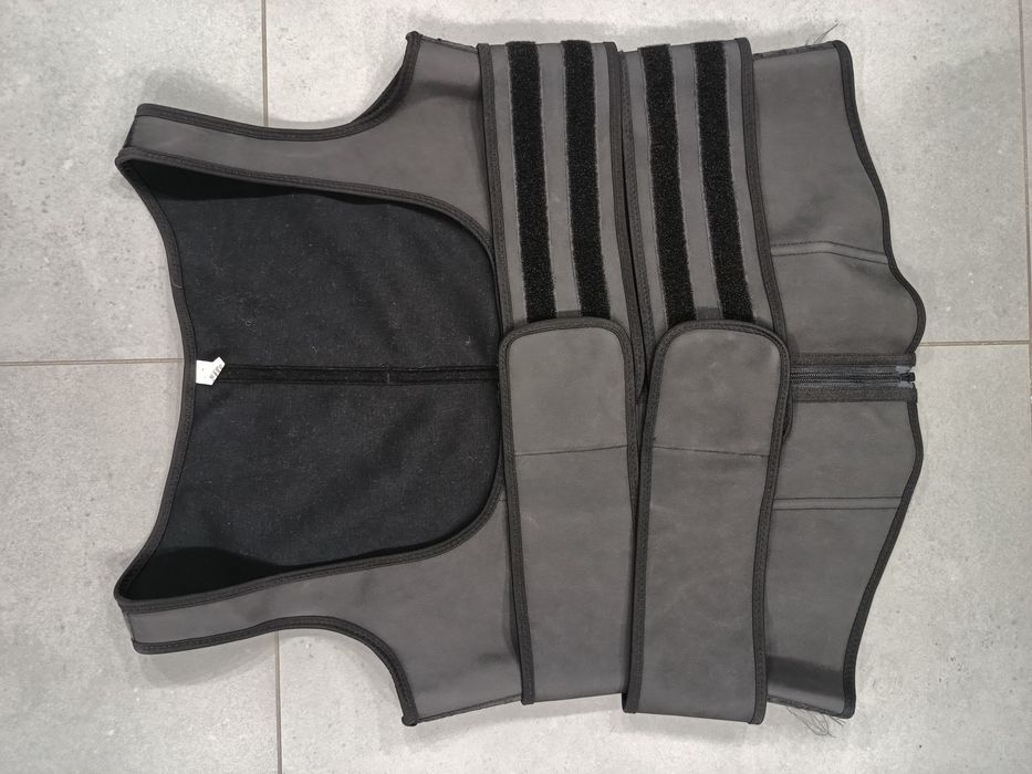 Męska kamizelka roz. 4XL wyszczuplająca modelująca sauna latex solidna