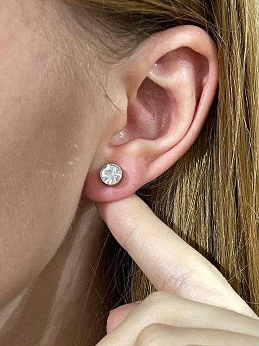 Серьги сережки на магнитах, клипсы магнитные