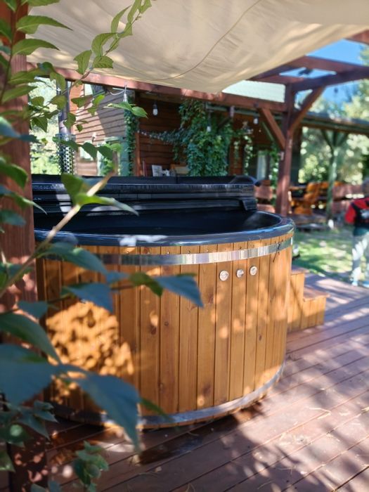 Domek na wsi panieński praca zdalna wakacje rodzinne  wynajem jacuzzi