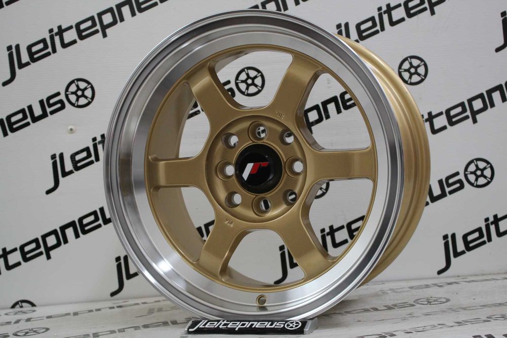 Jantes Novas Japan Racing JR12 15 4x100/114.3 7.5 ET26 - Fazemos Montagem/Envio
