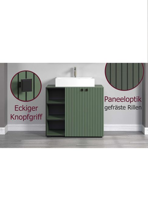 Szafka łazienkowa z umywalką CERAMICZNĄ WYSOKA JAKOŚĆ nowa 90x53cm