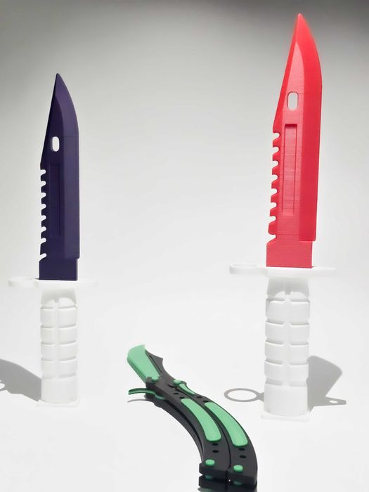 Facas Counter Strike 2 personalizáveis. CS2