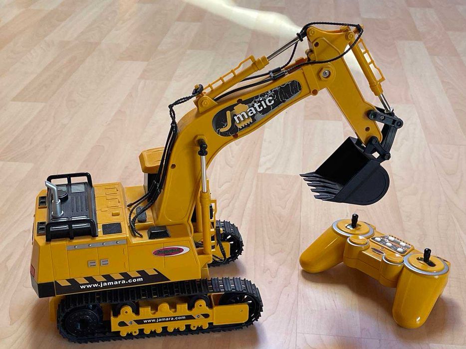 Koparka sterowana pilotem, zabawka dla najmłodszych