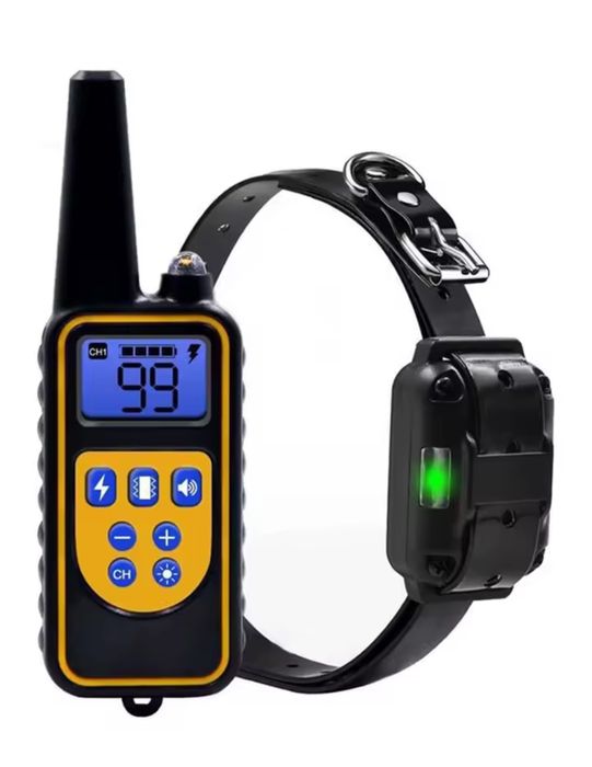 Coleira de Adestramento p/ Cães + Comando – Multifunções alcance 800M