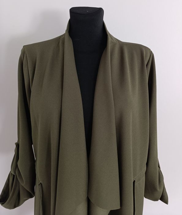 Narzutka khaki wiązanie