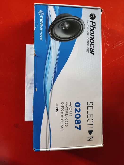 Colunas Phonocar woofer 20mm