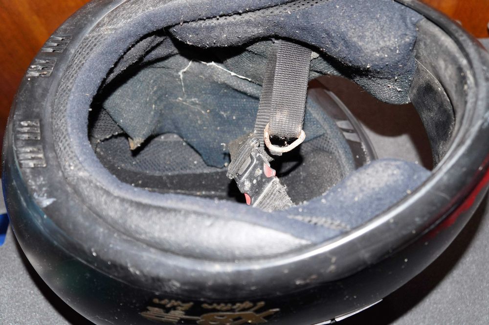 Capacete mota: 1 euro