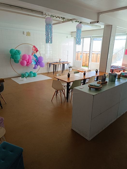 Espaço para festas/decoração