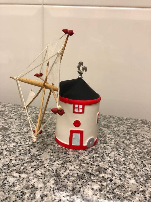 Moinho Decorativo de Cerâmica