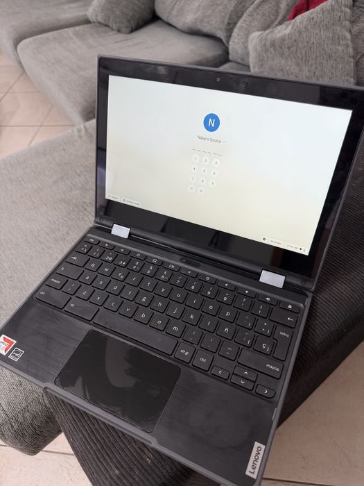 Notebook Lenovo 300e Chromebook 2nd Gen Preto.